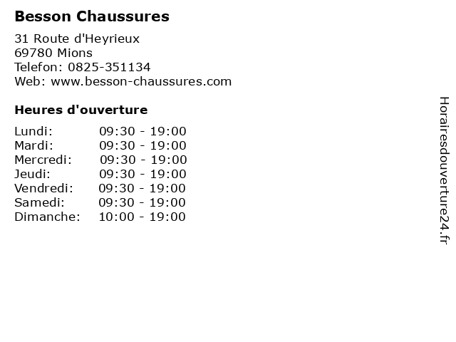 Besson heyrieux sales